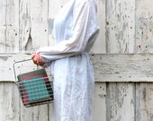 Pale Blue Linen Love Tie Jacket shirt dress upcycled heart robe eco friendly cover up versatile gift present anniversary birthday lounge