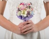 Pink and Purple Bridesmaids Posy