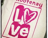 Kootenay LOVE RacerBack Tank - Eco Shirt - Positive ReLove Planet - S-L