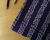 Stof Fabrics PURE - Burst Stripe White Navy 1/2 YARD