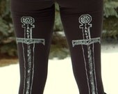 Sword Leggings size MEDIUM