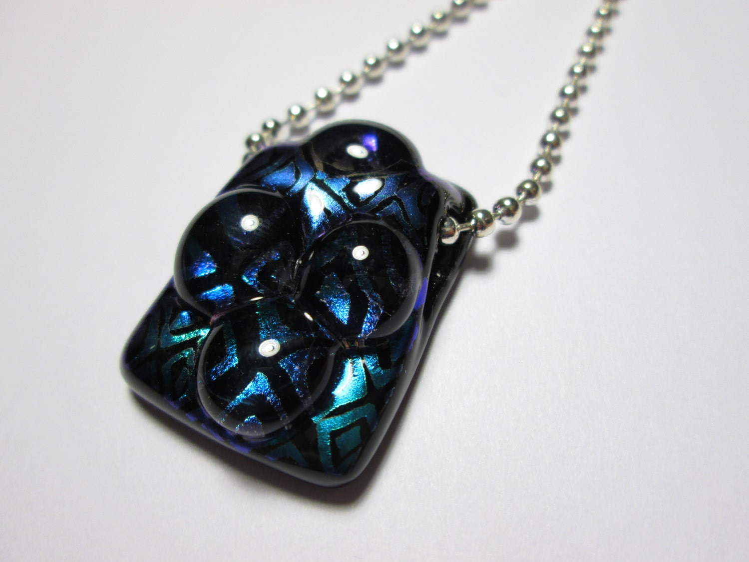 Glass Necklace - Dichroic Funk