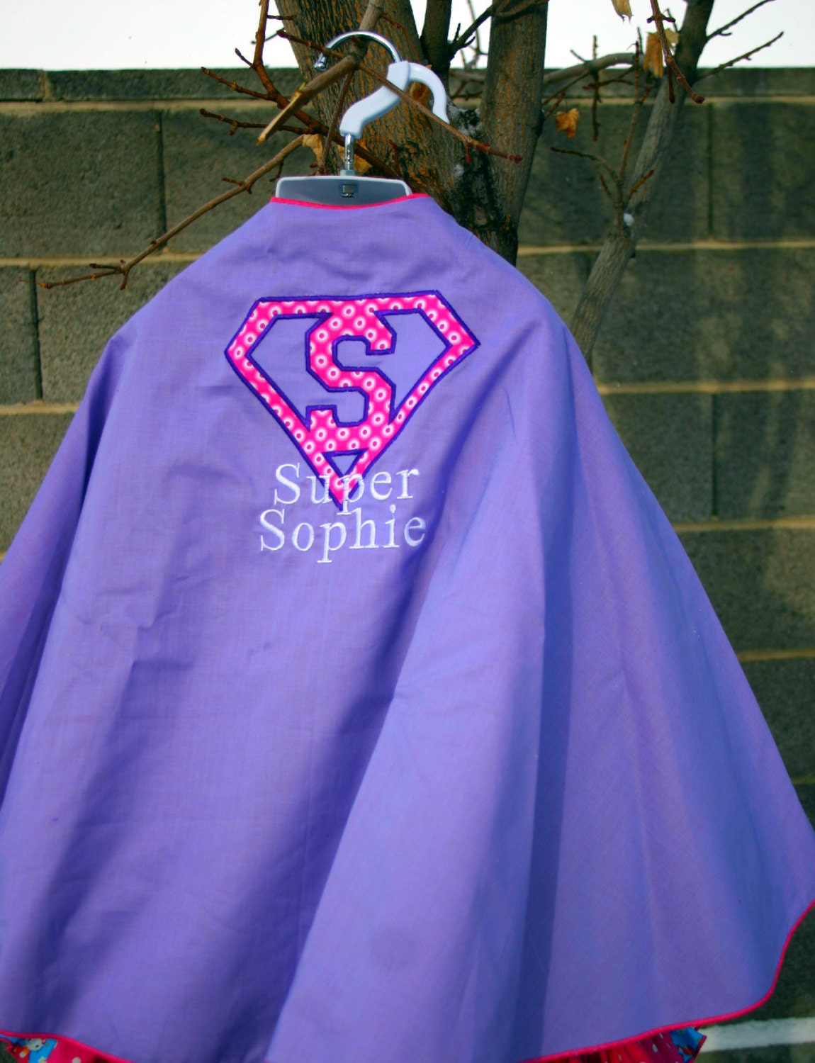 Personalized Super Hero Capes Great for Birthdays, Embroidered, Appliqued, Monogrammed
