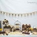 How Sweet it is Burlap pennant banner - rustic wedding decor - dessert table - reception