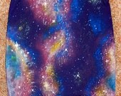 Hand painted nebula skirt in size US8, UK10, S/M