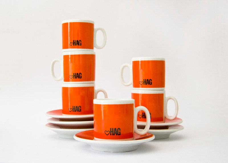 Original HAG coffee cups