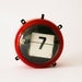 Old Vintage Globe Flip Perpetual Calendar Red