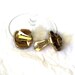 Vintage Triad Topaz Rhinestone Earrings clip on