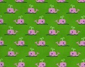 All Hands on Deck Whales in Green: Dear Stella Yard  Cut
