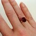 REDUCED Ring 2ct Fire Red Labradorite 14k Yellow Gold Ring Ships Free