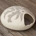 Cat bed/cat cave/cat house/Damascus ornament felted cat cave (With GIFT pad)