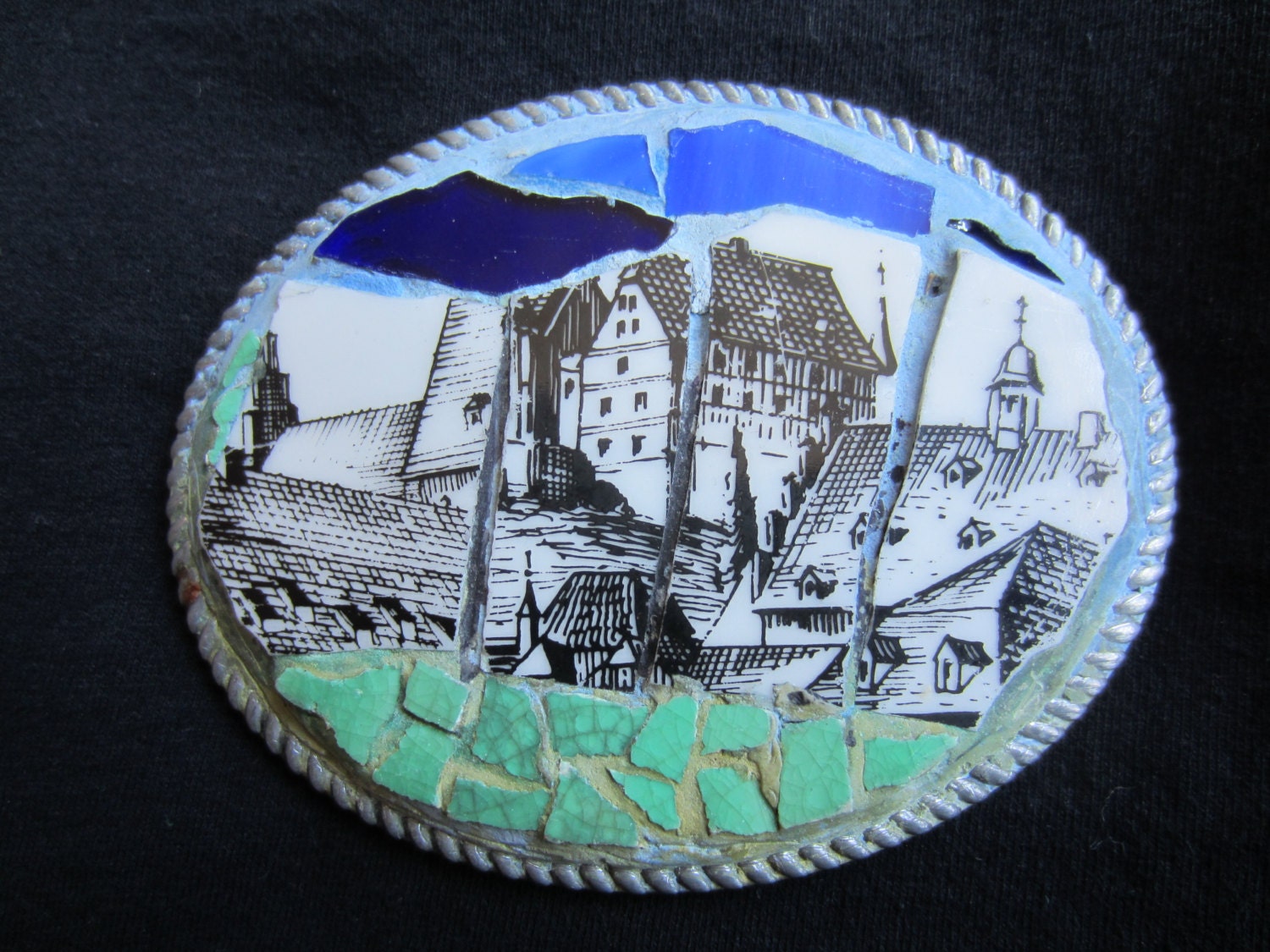 Xanadu Mosaic Belt Buckle