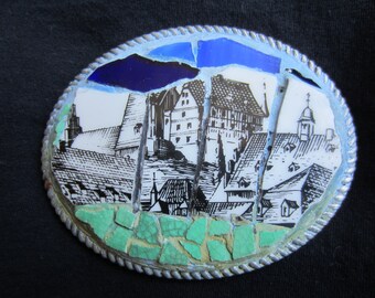 Xanadu Mosaic Belt Buckle