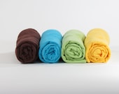 Muslin Swaddle Set of 4 -  Baby Boy Receiving Blankets - Large and Lightweight Swaddling Blanket - Newborn Photo Prop - Newborn Swaddle Wrap
