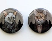 Purrlock and JohnCat Buttons