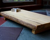 American Elm Personalized Cutting Board -Medium Rustic Cutting Board - Unique Wedding Gift 351