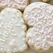 Huge Valentine Heart Cookie, Valentine Treat, Sweetheart,Valentine gift,Gift basket filler,Doily cookies, Love