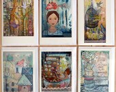 Birds and Well-being  - 6 BIG DOUBLE cards to lift your spirits