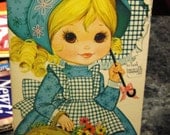 1972 UNCUT Amy Jo Paper Doll Book