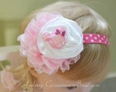 20% off Entire Order, Pink Disney Minnie Mouse Headband, Toddler Headband, Newborn headband, First Birthday, baby girl photo prop