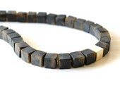 Black Cube Amber Necklace Dark Night Necklace Natural Amber Sterling Silver Evening Night Inspired