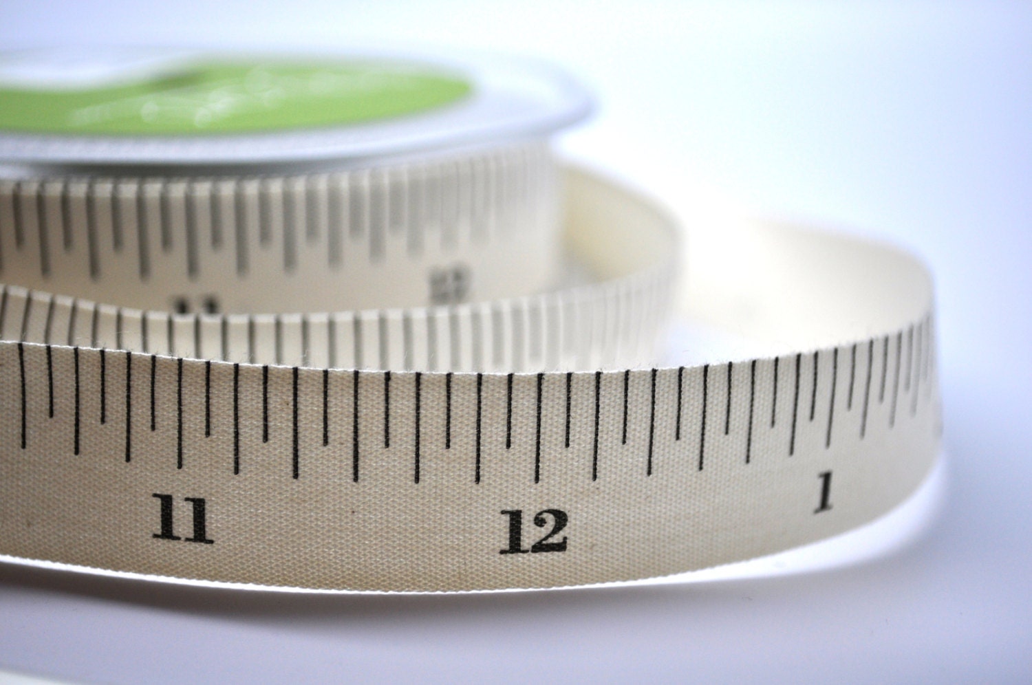 5 yards measuring tape cotton ribbon - trim - party favor - scrapbooking - gift wrap - cardmaking - emmyandsoph