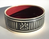 Dog Bowl, Medium Size, Black and White Designs