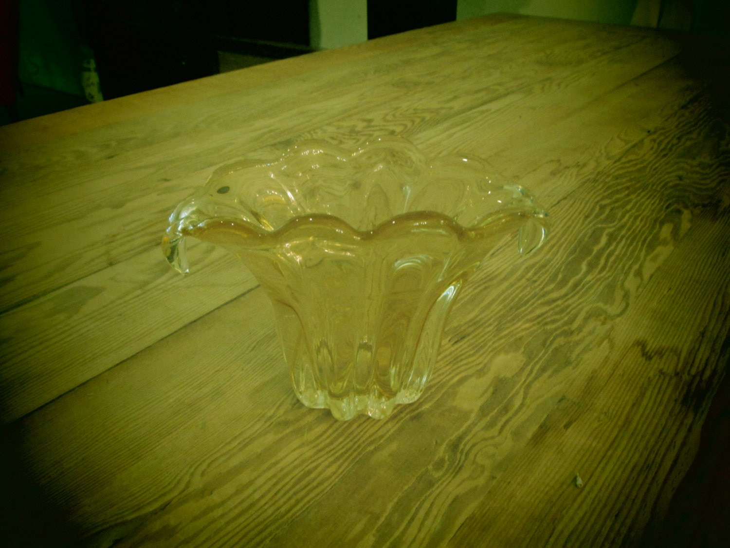 Vintage Glass Decorative Piece