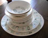 Taylorstone Cathay Dishes by Taylor Smith Taylor -15 Pieces
