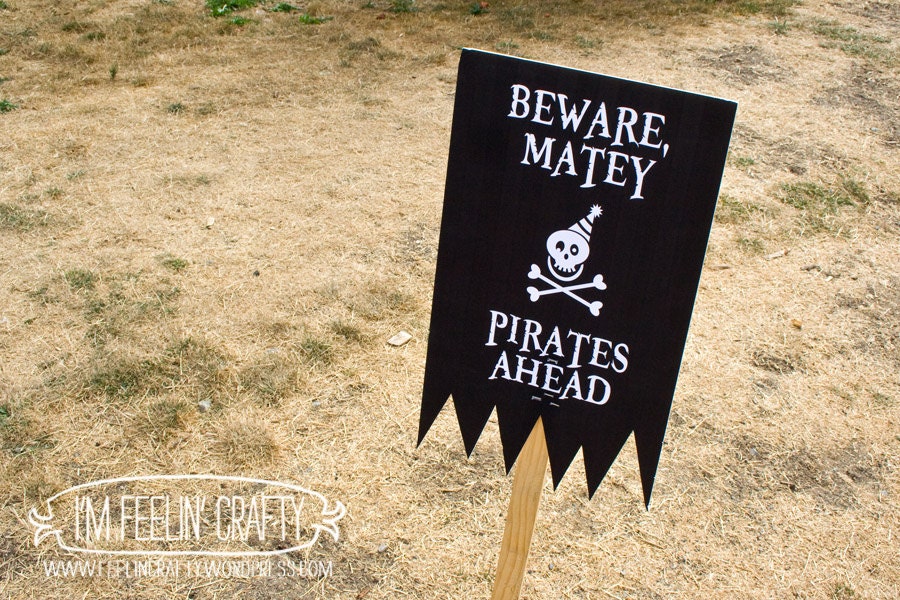 Pirate Party Welcome Sign- Printable