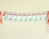 mason jar garland - party garland - room decor - sweetness