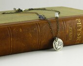 Silver Bird Long Necklace, Flying Bird Layering Necklace, Layered Blue Gemstone Charm, Sparrow Charm Necklace, Oxidized Sterling Silver
