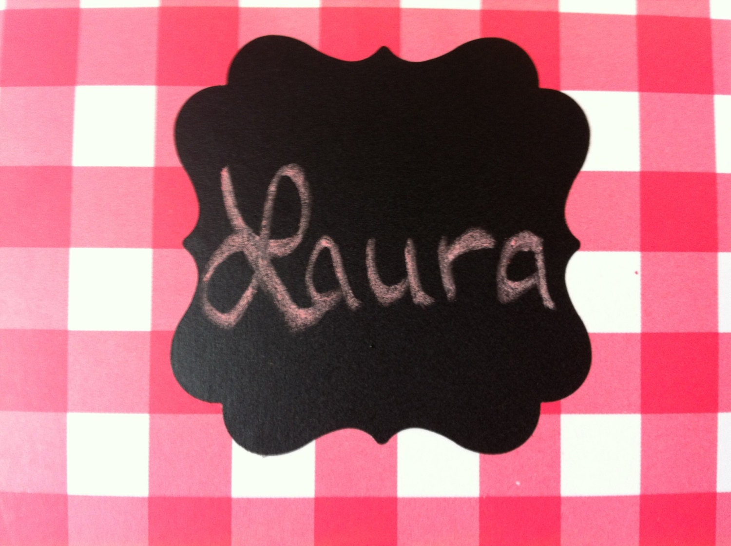 Flourish Square Chalkboard Label Sticker Set of 10