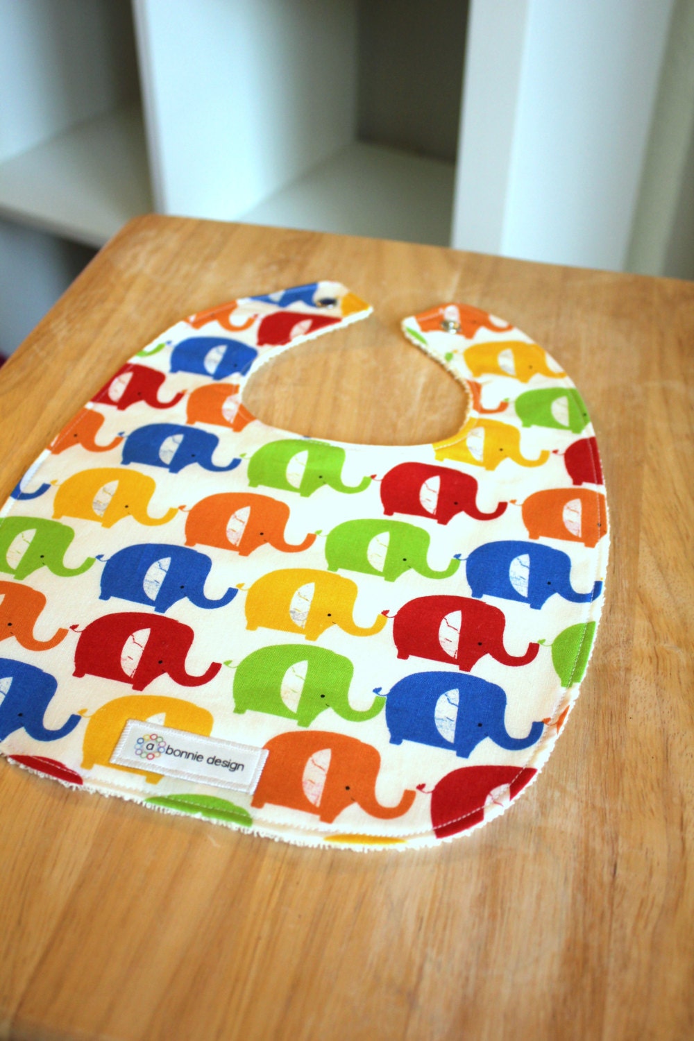 Carnival Elephants : Plastic Lined Bib