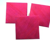 3 SPECIAL Orange/Red/Purple Shantung Silk Envelope, UNIQUE Hand Crafted Indian Sari Fabric Envelopes, Lineing Elegant Cardstock Designs