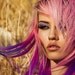 Fuscha & Sugar Plum Purple //ITIPS/ Itip or Utip -Prebonded Extension- Dip Dyed - Fishtail Braids- FREE PEOPLE