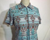 VTG 1960's Teal and B...