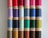 BULK BUY 5 Spools GOTS Certified Organic Cotton Sewing Thread (300 yards/275 metres) 34 colours