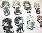 Harry Potter Chibi Magnet Set- Choose Any 3
