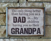 Father's Day gifts, Dad, Papa, Poppa, Grandpa,, Father, rustic