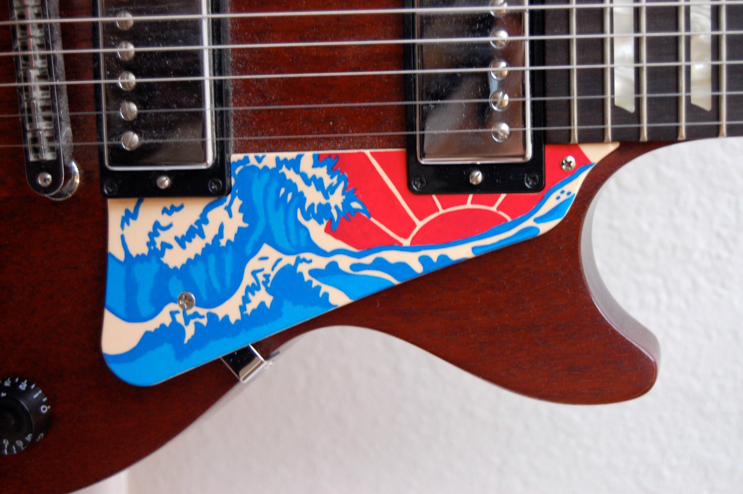 Custom Painted Guitar Pick Guard-Your Design 
