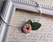 Dainty Mauve/Lavender or Scarlet Red Rose Headband