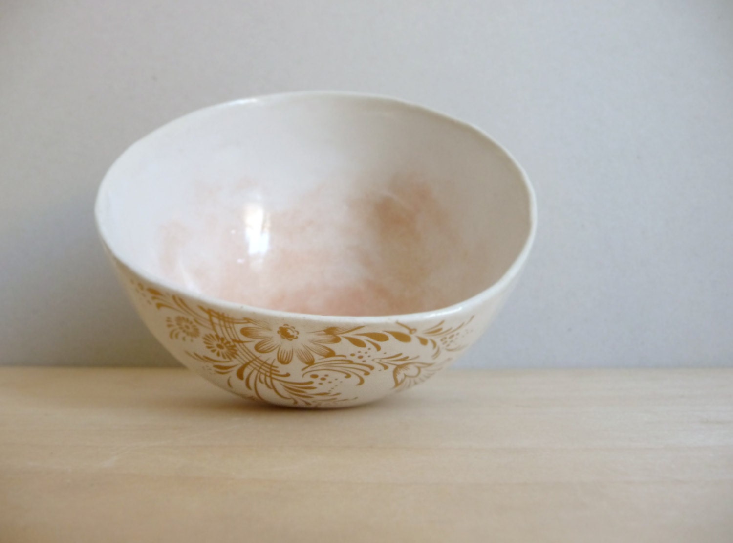 Pink Ceramic Bowl