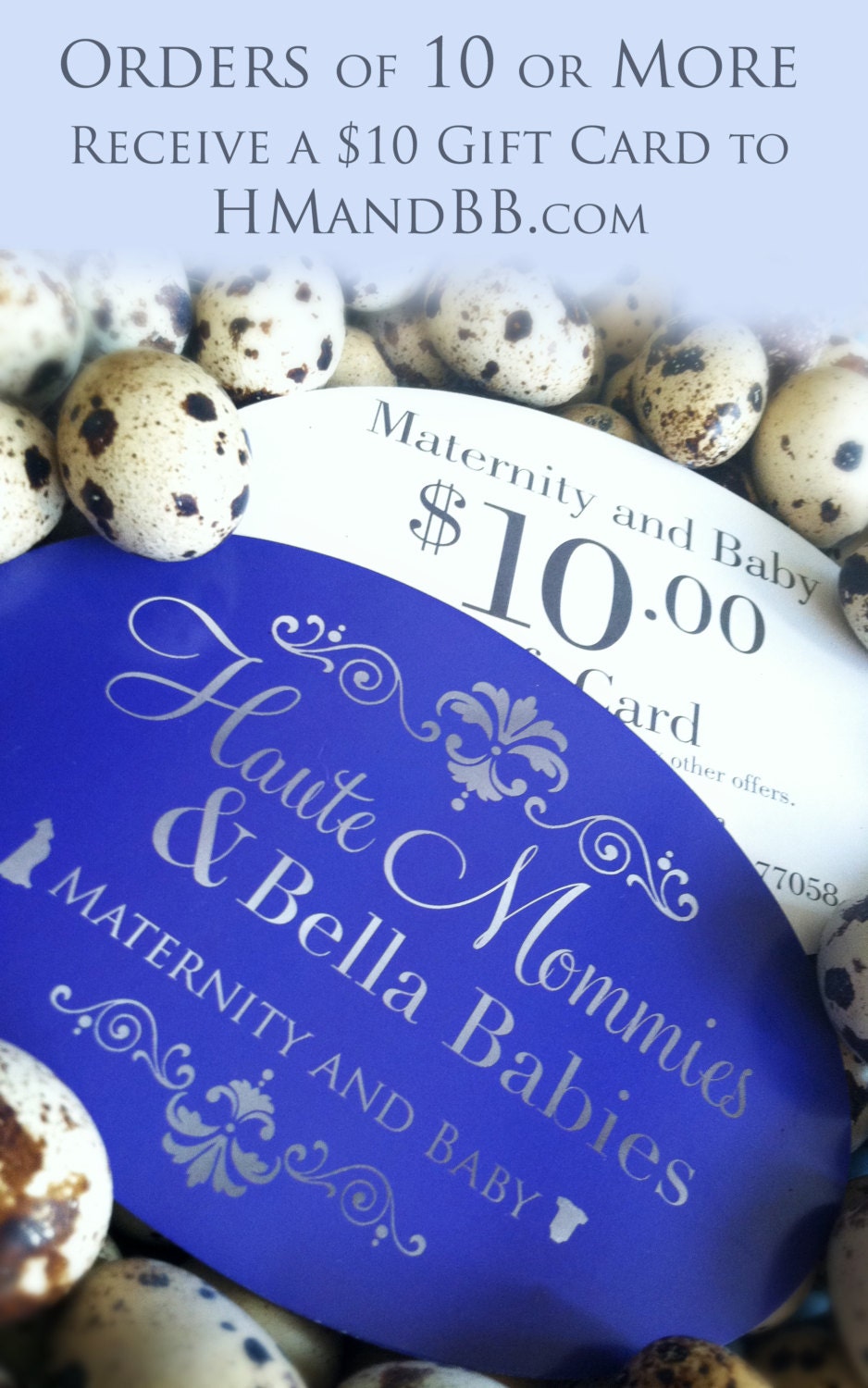 Quail Egg Custom Pregnancy Announcements & Baby Shower Invitations - Crack and Reveal