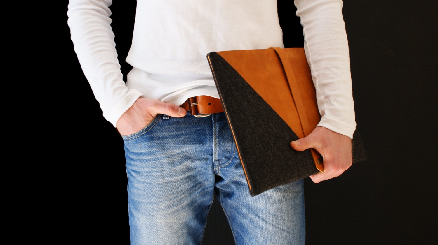 MacBook Pro Case Laptop Bag 15 Inch Retina Display by TheNavis "Rough Edge"