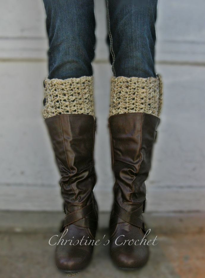 PATTERN Cable-Stitch Boot Cuffs 4-in & 6-in