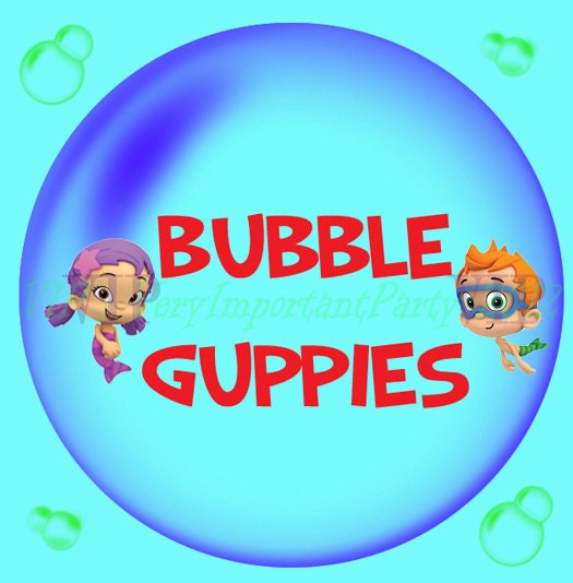 Bubble Guppies Cutouts Party Decorations - Special Price Il_570xn