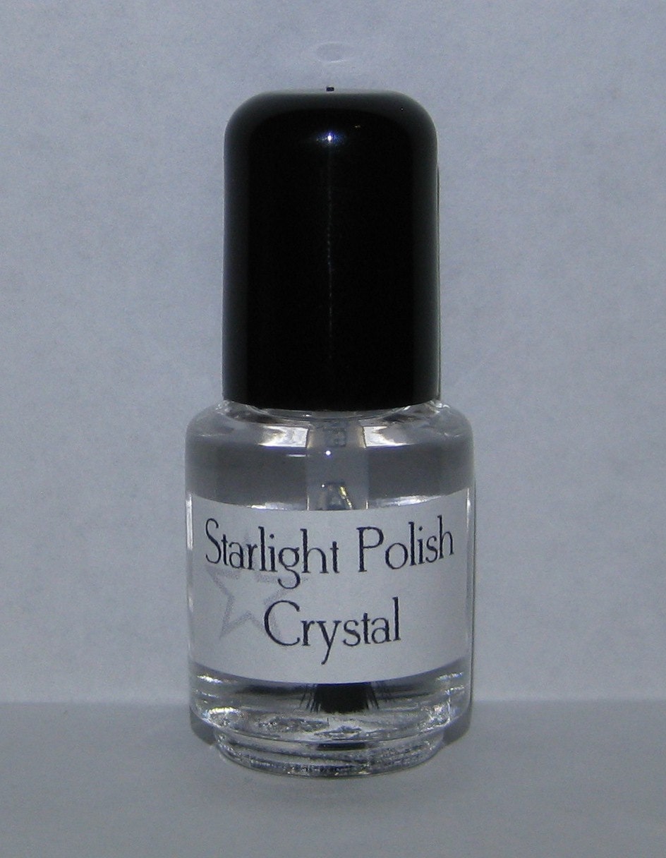Crystal Top Coat Clear Quick Drying Custom Nail Polish 5mL