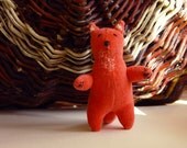 Little fox stuffed toy, plush toy fox, soft toy fox, pocket toy fox