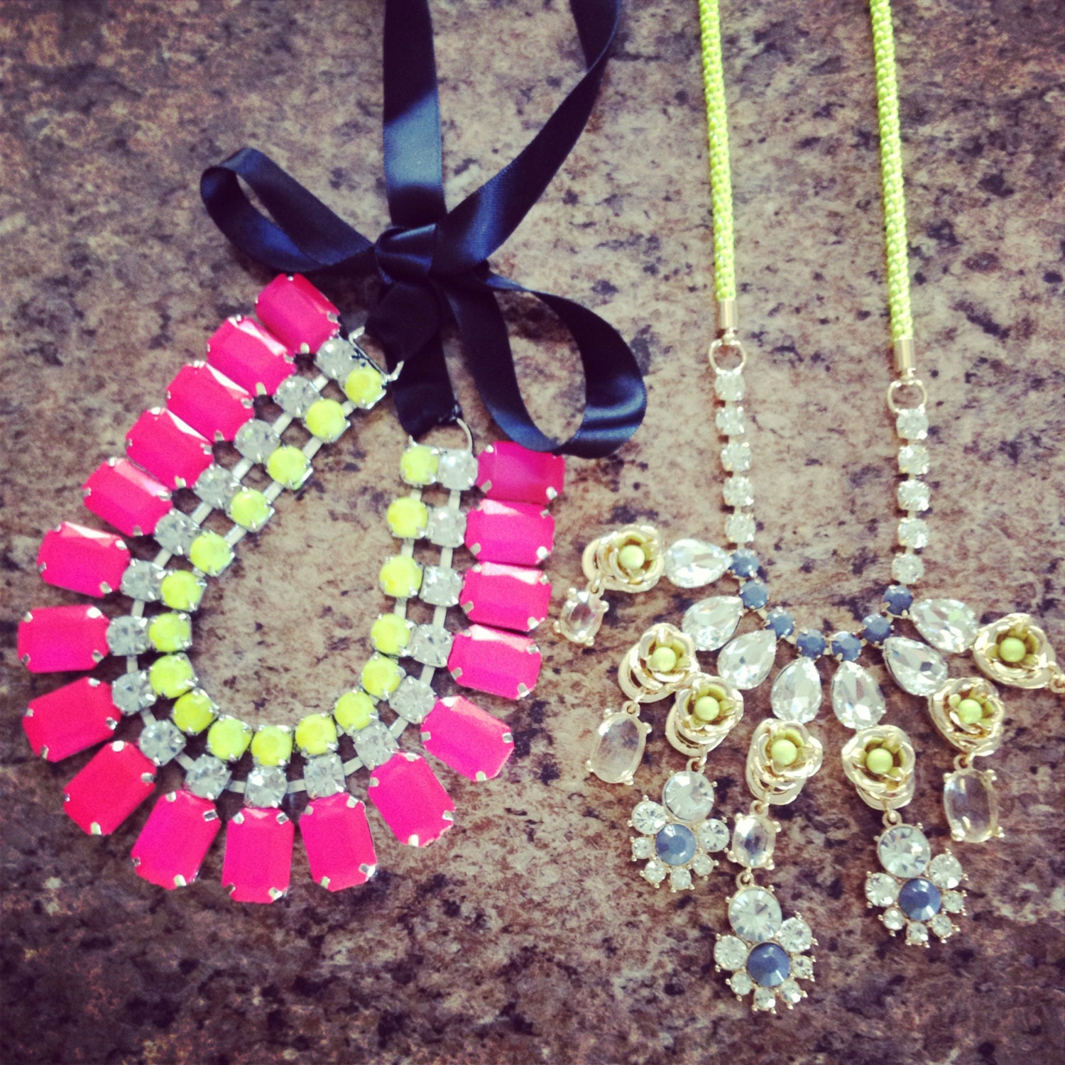 The KATE Necklace - Pave Statement Necklace